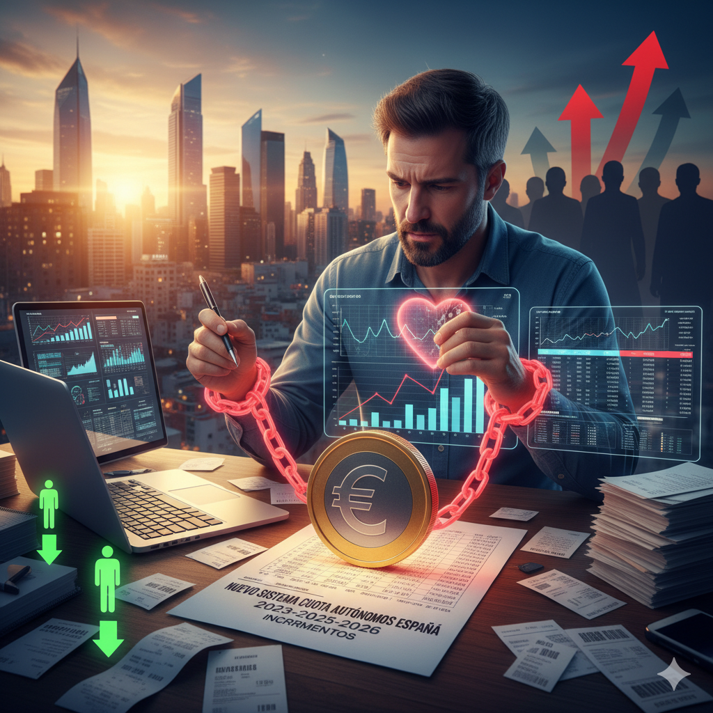 El Nuevo Paradigma del Autónomo en España: Análisis de la Cuota por Ingresos Reales y las Subidas Programadas (2023-2025 y más allá)